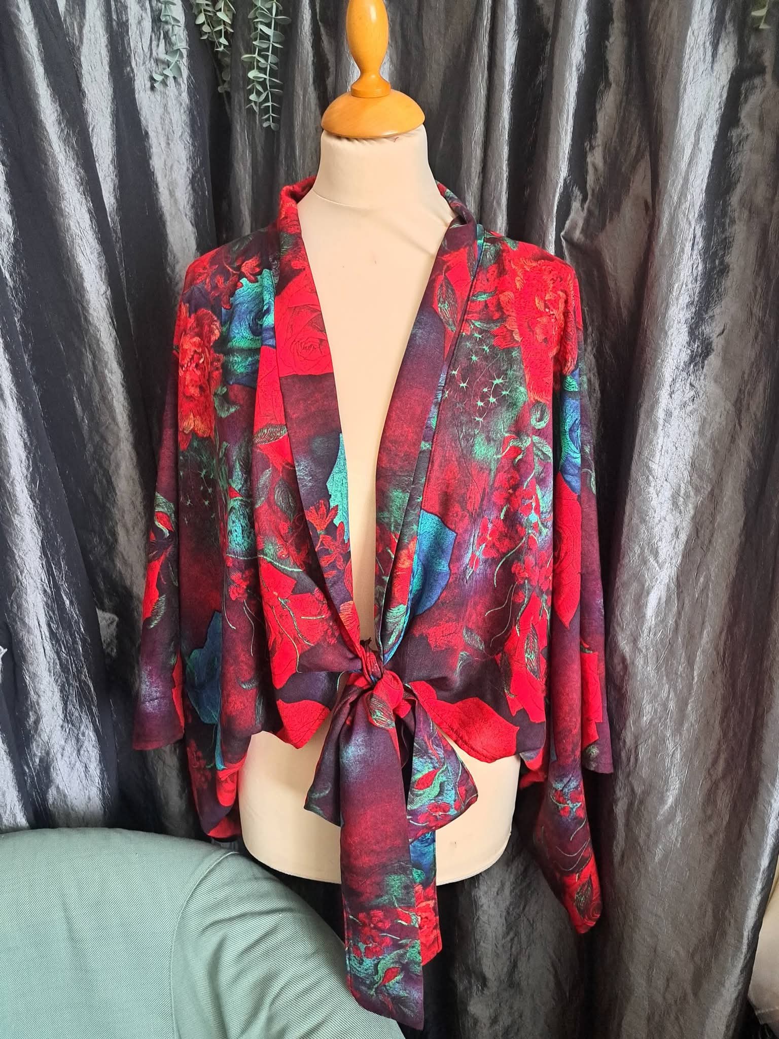 Mini-Kimono - Taille Unique - Rose nocturne – Image 2