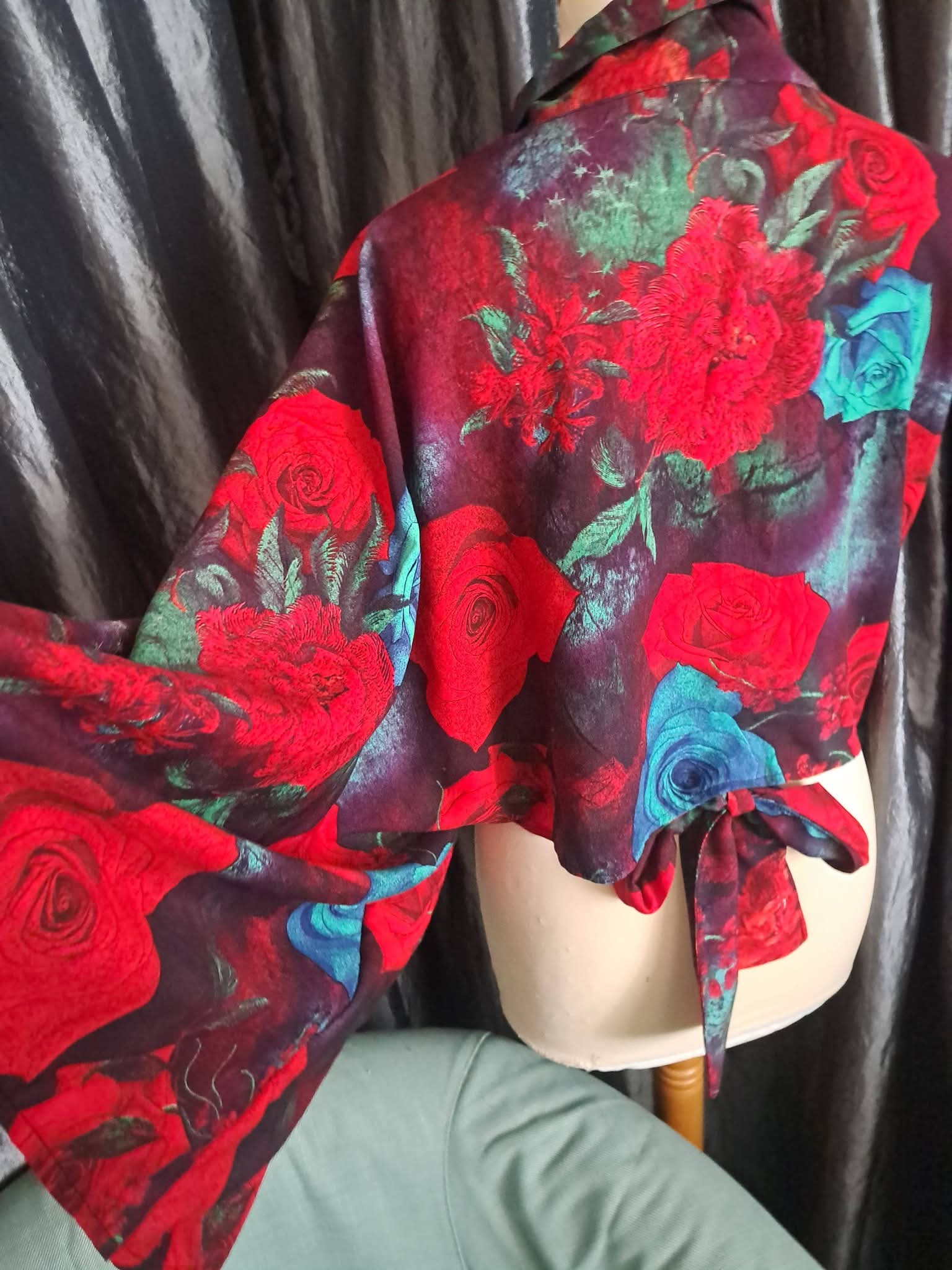 Mini-Kimono - Taille Unique - Rose nocturne – Image 6
