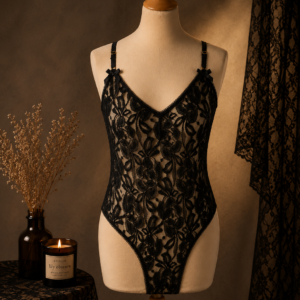 Body en dentelle florale