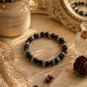 Bracelet obsidienne - Collection Mental de Guerrières